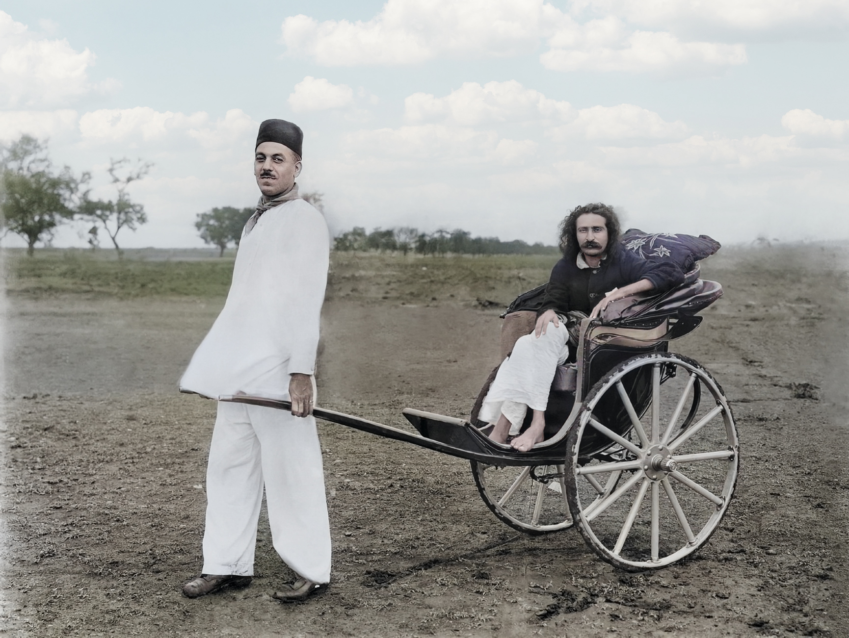 인력거를 끄는 바일리, 1927년 9월 19일