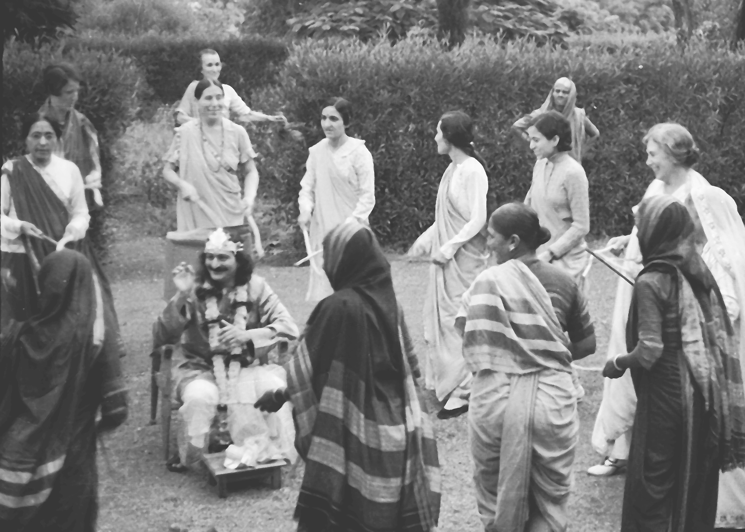 Krishna's Birthday, August, 1938 Gulmai, Rano, Kitty, Norina, Khorshed, Meheru, Helen, Soonamasi