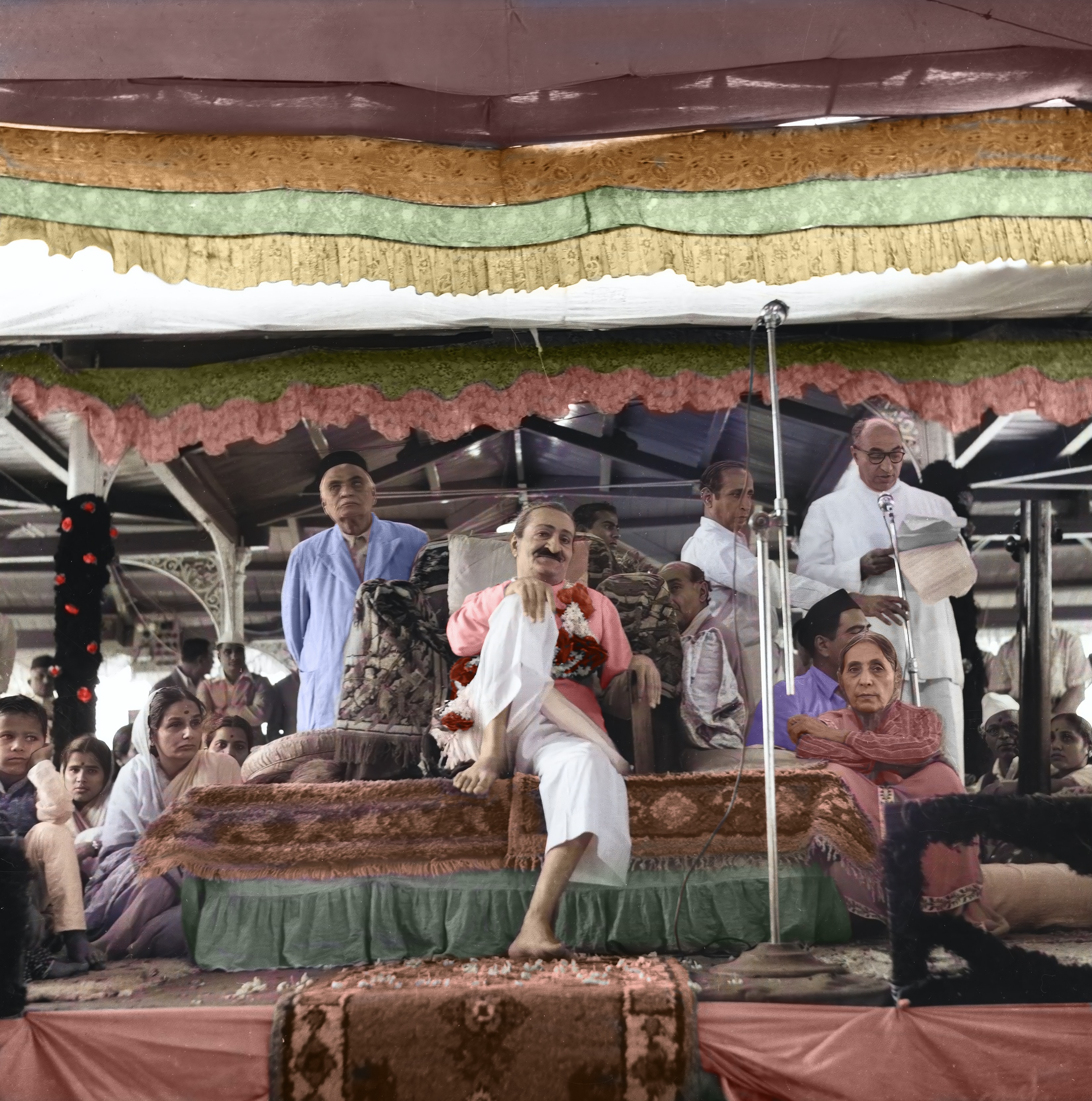Wadia Park, 12 September 1954 Godavri Mai, Pappa Jessawala, Rustom Kaka Hathidaru, Sarosh, Eruch, Gulmai
