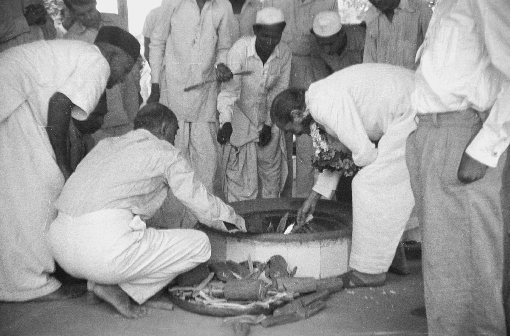 두니에 불 붙이기, 1954년 9월 24일