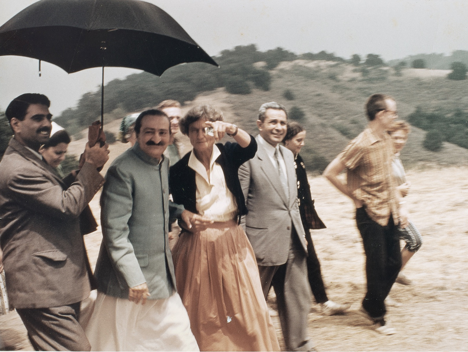 Meher Mount, Ojai, 2 August 1956 Eruch, Agnes Baron, Meherjee