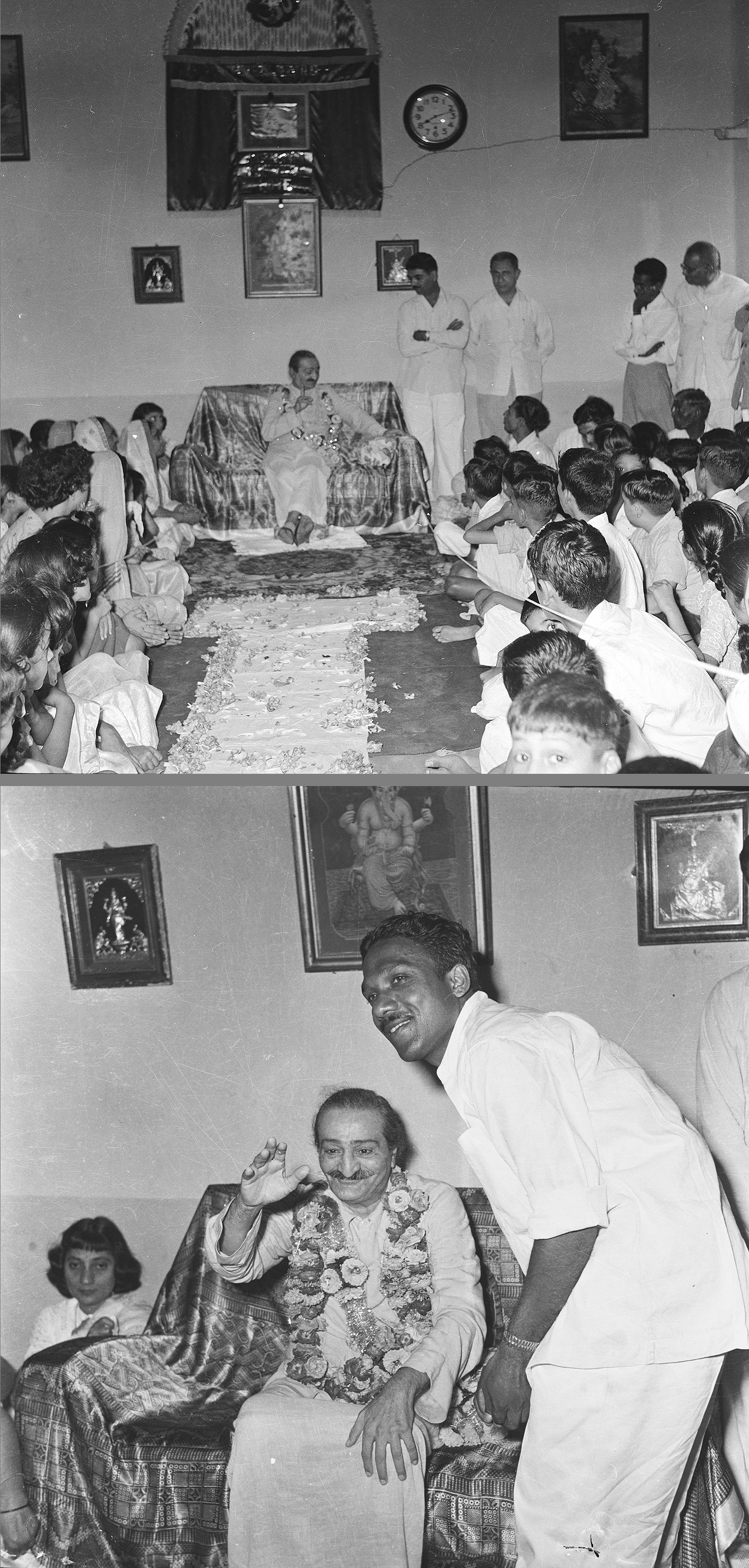 8 June 1957, Poona bottom: Mona Sakhare and Ramakrishnan