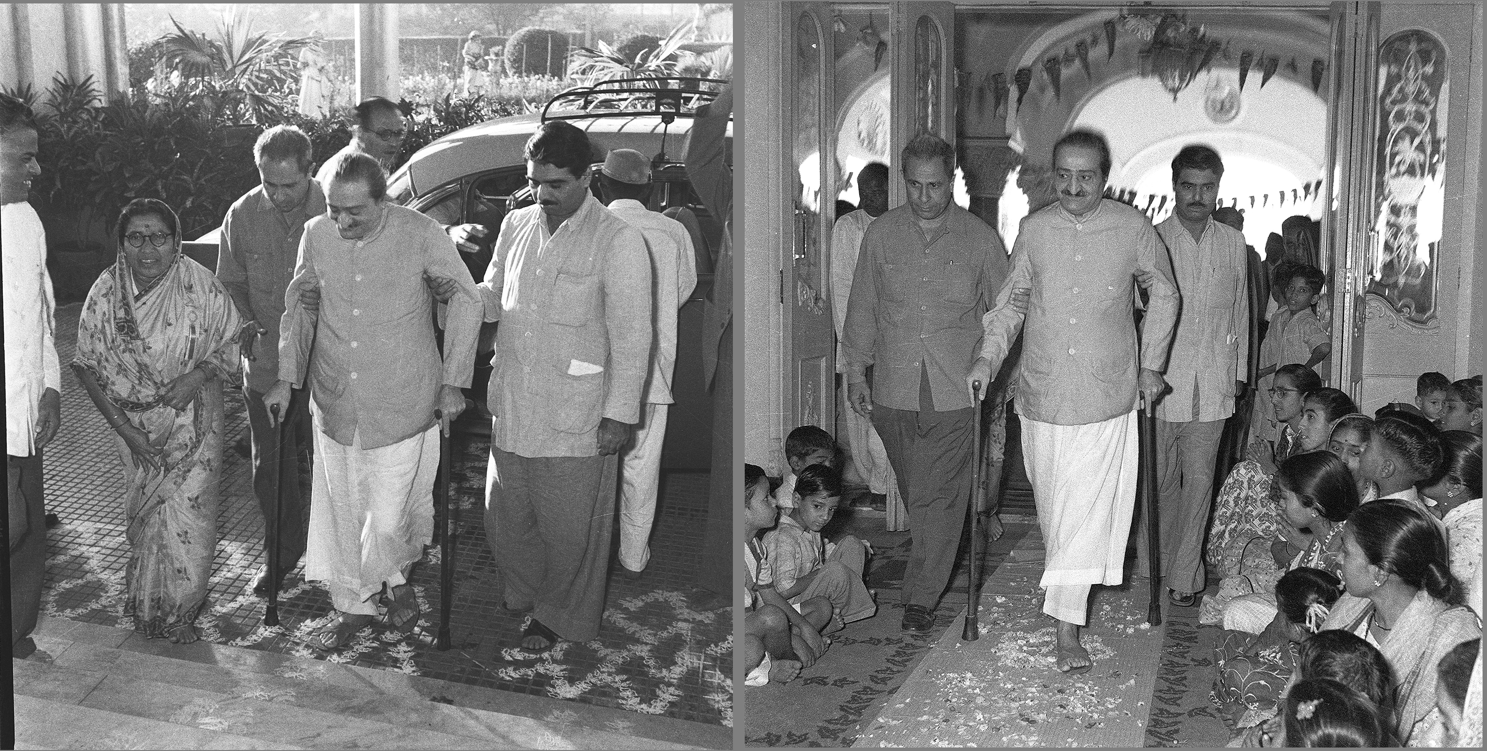 Guruprasad, circa 1957-1958 Gadekar & Gunatai, Meherjee, Nariman, Eruch